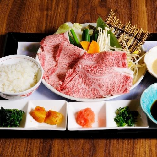黒毛和牛しゃぶしゃぶ御膳