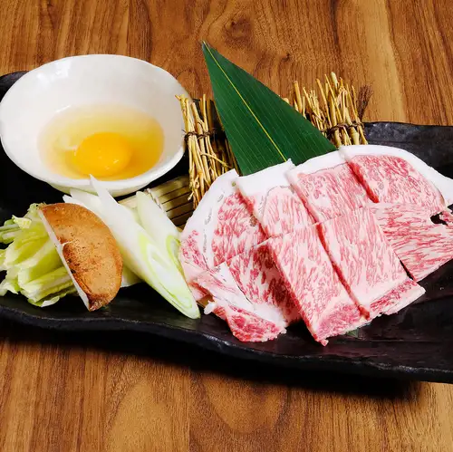Matsusaka beef sirloin sukiyaki