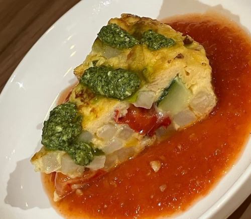 彩り野菜のフリッタータ