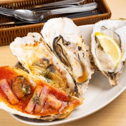 烤箱烤牡蠣佐番茄醬