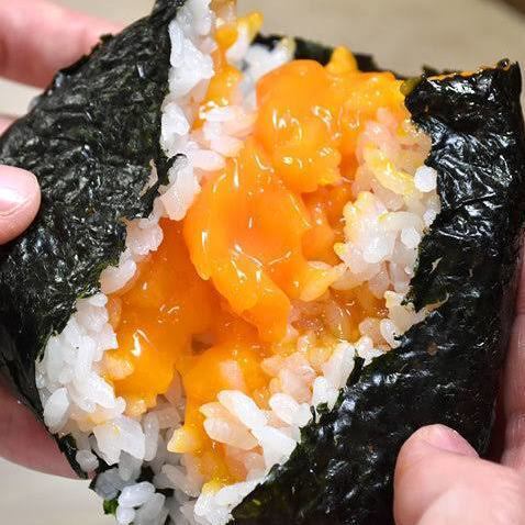 Various soft and freshly made rice balls