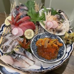 5 kinds of sashimi