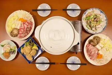 【6000円コース】豪華お刺身5点盛り&選べる贅沢鍋!全6品・120分飲み放題付き