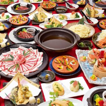 ☆饗宴コース☆全９品飲み放題付7000円(税込)♪