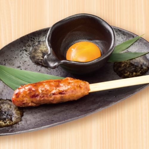 ｛国産｝鶏つくねの月見仕立て