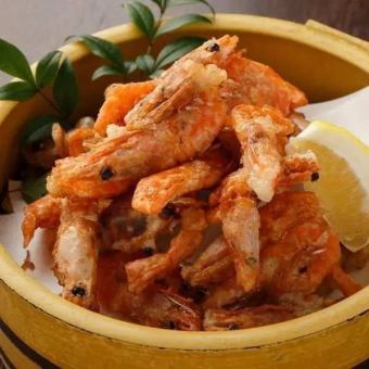 甘海老の唐揚げ