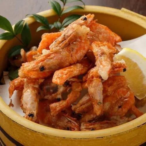 甘海老の唐揚げ