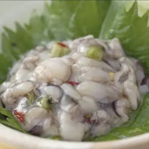 タコわさび／スルメイカ塩辛／塩昆布キャベツ