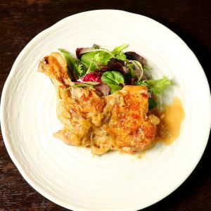 森林どり骨付きもも肉のカチャトーラ