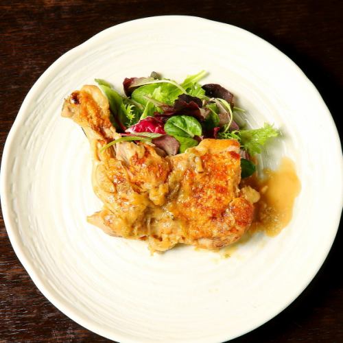 森林どり骨付きもも肉のカチャトーラ