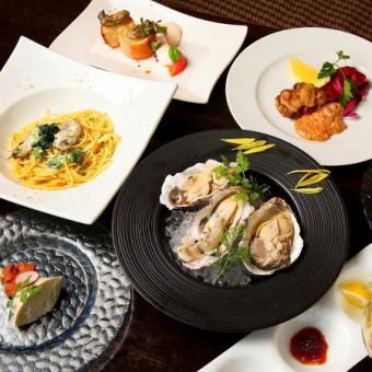 当店自慢の牡蠣を存分にご堪能いただくなら【オイスターコース】6品※お飲み物10%off