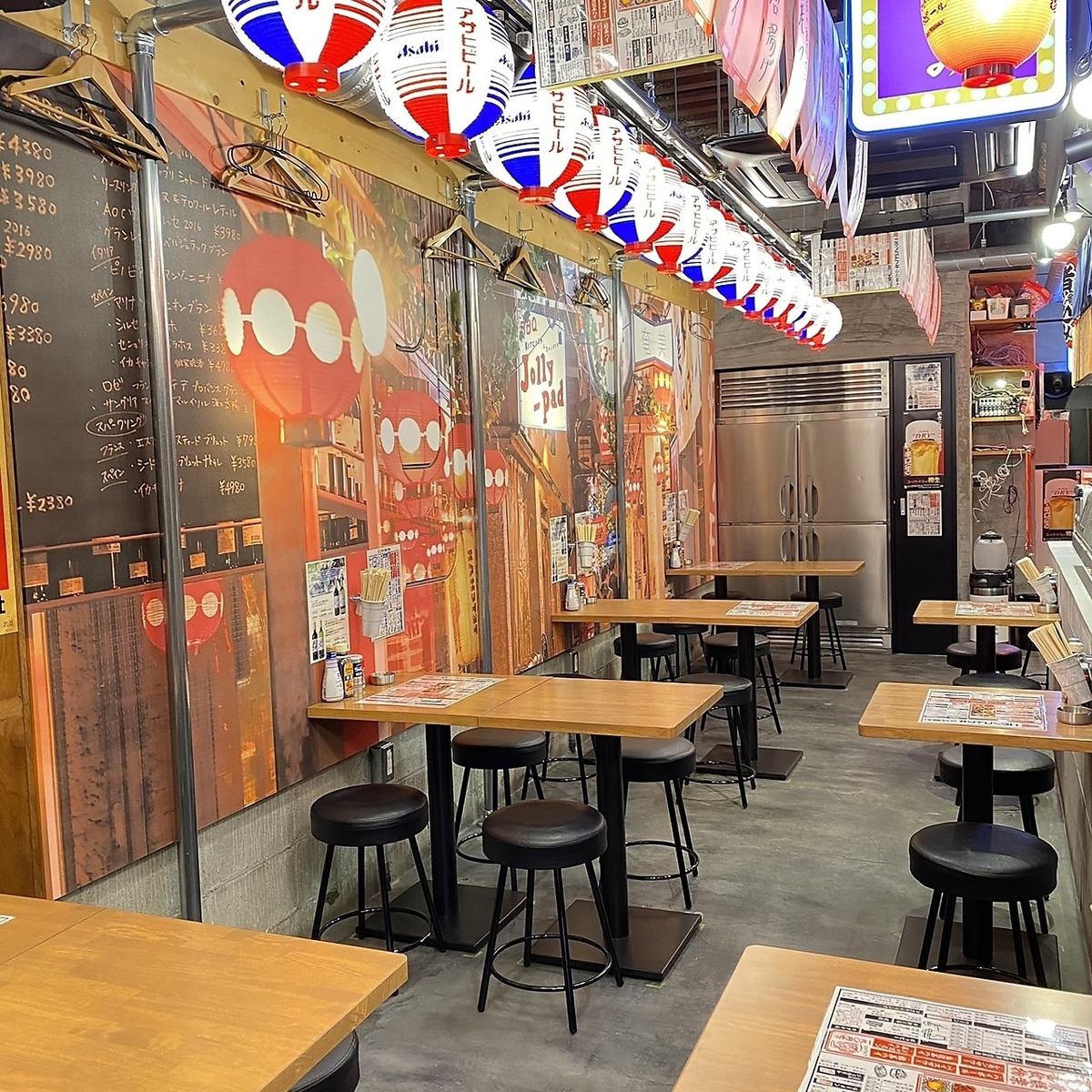 A 10-minute walk from Niigata Station. A casual pub with the theme of ``drinking entertainment venue.''