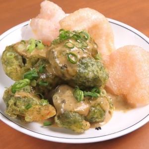 和風岩のりマヨソースの大ぶり海老マヨ