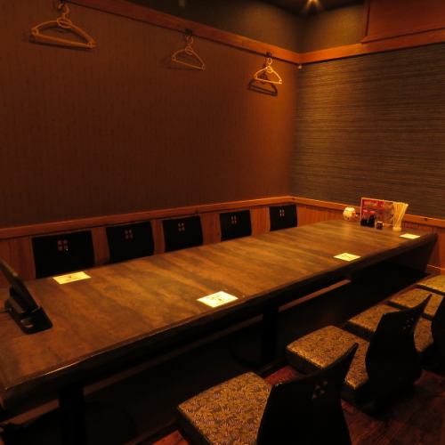 人気の個室席はお早めにご予約下さい。