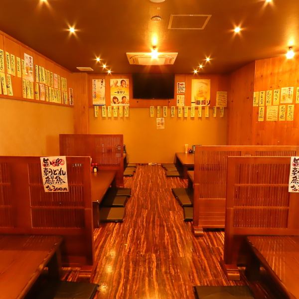 安心してご利用頂ける個室のお席は人気のお席ですので、ご予約はお早めに