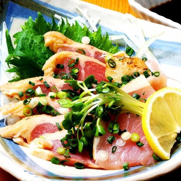 When you come to the store, the first thing that matters is the freshness of this chicken sashimi