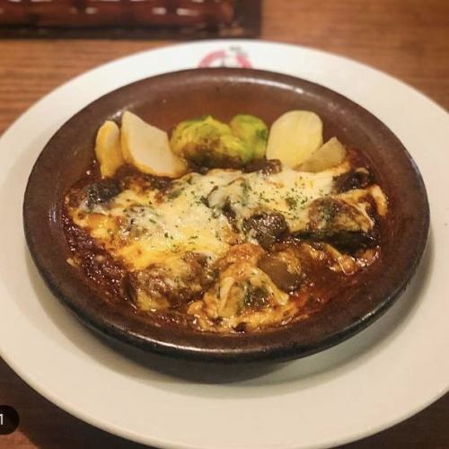 미나미 이탈리아 풍 가지의 치즈 구이 라이스 (대성분 무료 or 빵) 단품 / 세트