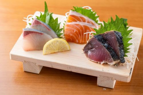 店長のきまぐれ3種舟盛り