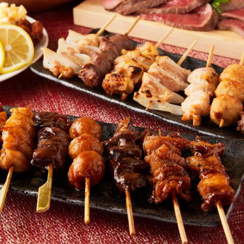 Assortment of 7 skewers