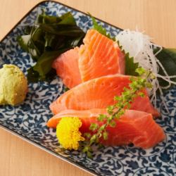 Salmon sashimi