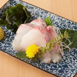 Amberjack sashimi