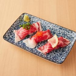 Grilled Wagyu beef sushi (3 pieces)※