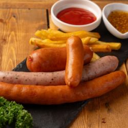 Assorted sausages