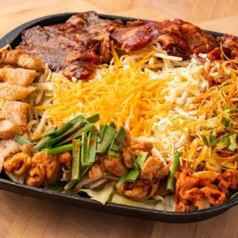 [Luxurious for welcoming and farewell parties] Choose from 10 main dishes (spicy Taiwanese offal hotpot or beef skirt steak dak galbi) + 3 hours of all-you-can-drink for 4,500 yen ◎