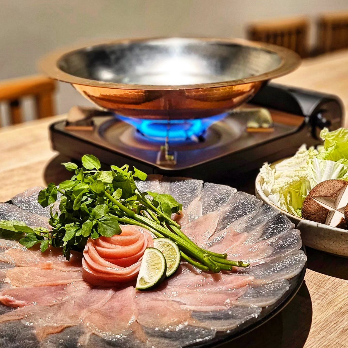 絶品恵那どりしゃぶしゃぶは必見！鶏しゃぶコース3500円～