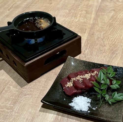 新鮮牛レバーしゃぶしゃぶ