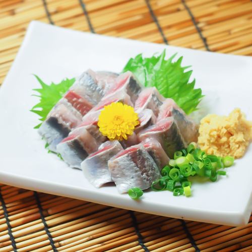 Sardine sashimi