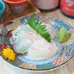 鯛のお刺身（Sea Bream Sashimi）