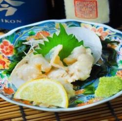 活ミル貝お刺身（Live Geoduck Sashimi）
