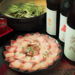 寒鰤しゃぶしゃぶ（11月下旬まで寒鰤以外となります）