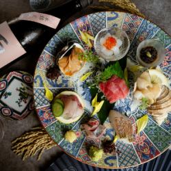 Assortment of 7 kinds of fresh fish