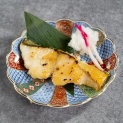 Today's fresh fish grilled with Saikyo miso