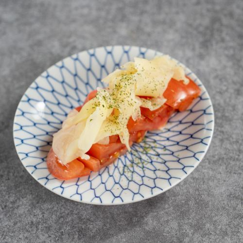 ガリと完熟トマトのマリネ