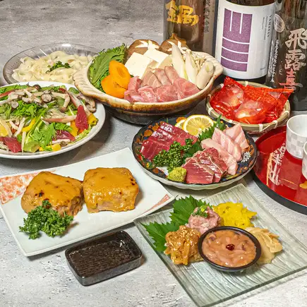 【五の宴-2時間-本鮪ねぎま鍋堪能】ねぎま鍋と本鮪3種盛り合わせを味わう飲み放題付き