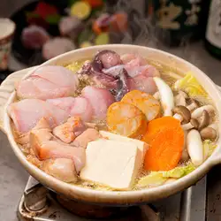 Raw anglerfish hot pot (serves 2)