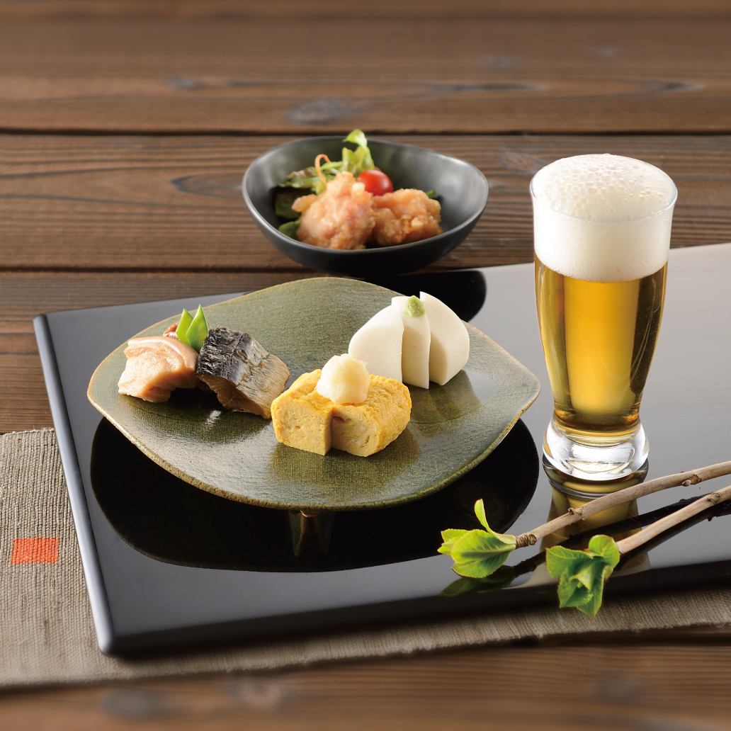 お蕎麦だけでなく県産の旬の食材を使った天ぷらやお酒の肴を是非