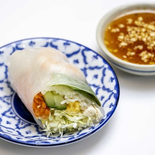 Half fresh spring roll