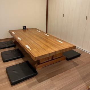 It will be a private room with a tatami room.Enjoy your meal without worrying about your surroundings♪