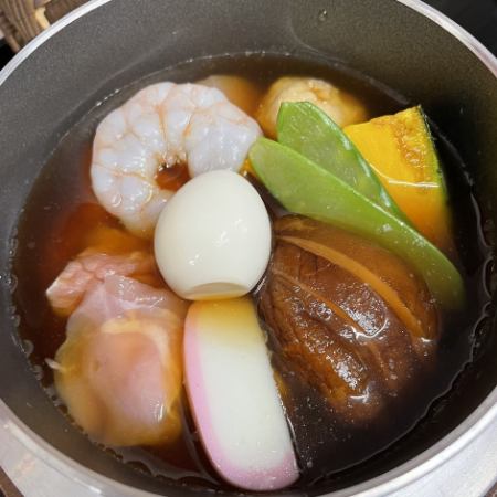 Plenty of seasonal ingredients! Don't miss our specialty "Kamameshi" and "Kushiyaki"!