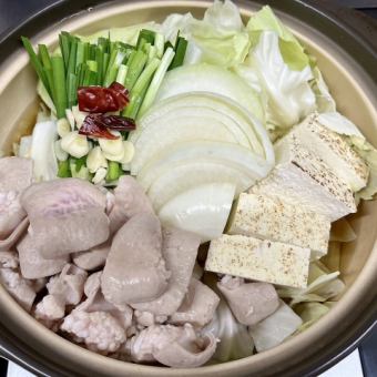 共6道菜!【冬季限定火锅宴会套餐】☆6,000日元(含税)含2小时无限畅饮