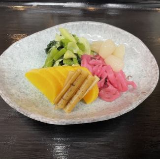 お新香盛り合わせ