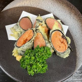 明太子の磯辺天ぷら