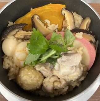 鶏五目釜飯
