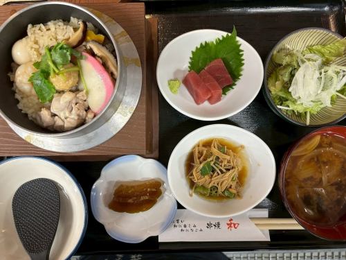 鶏五目釜飯膳