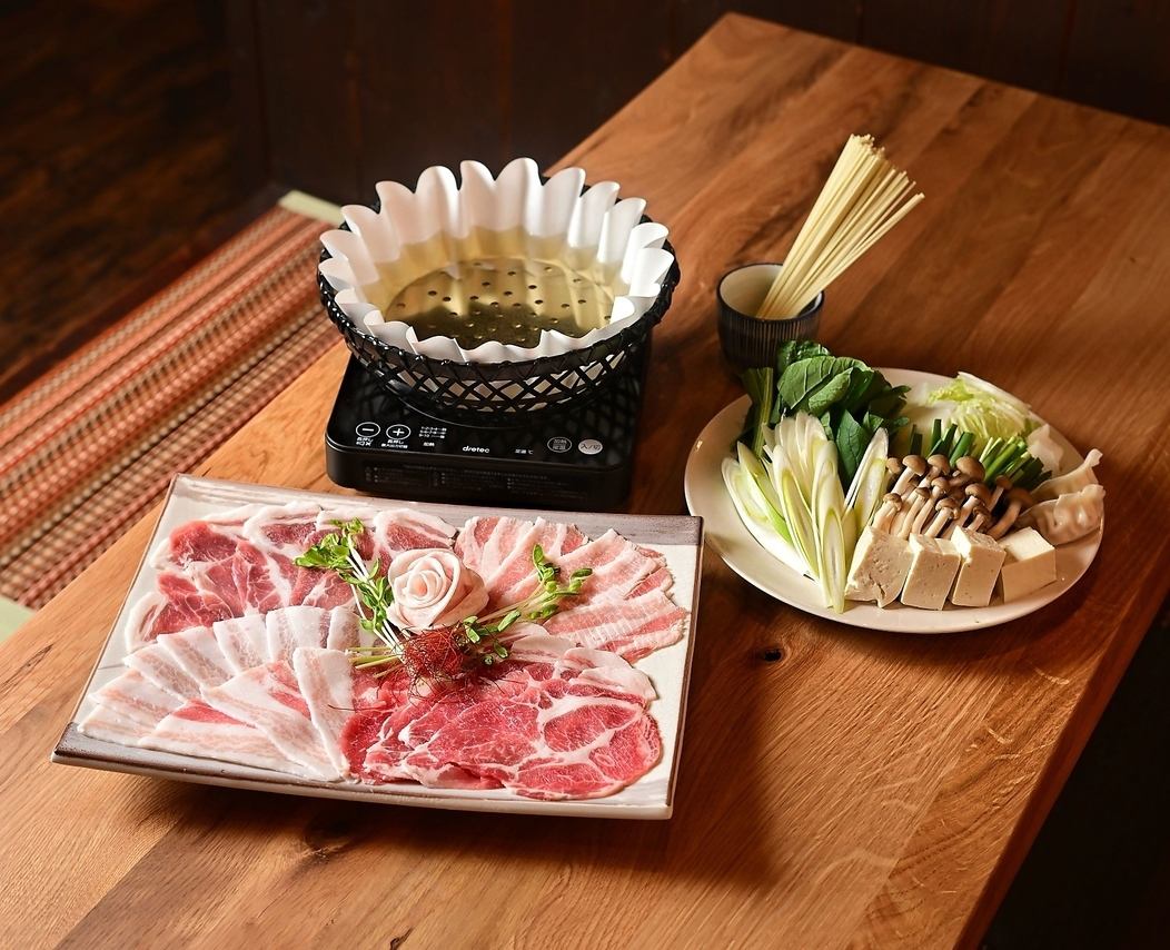 厳選したお肉をしゃぶしゃぶで!リーズナブルなお食事コースあり