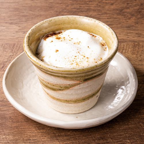 松软的融化雪布丁